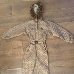 Ensign POSTCARD One Piece Ski Suit Snow Suit ITALY Size 46 Vtg Rare